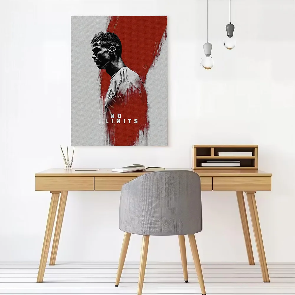 Cristiano Ronaldo: No Limits Canvas Poster Customizable Pictures Wall Art Canvas Painting for Decorative Picture Room Decoration