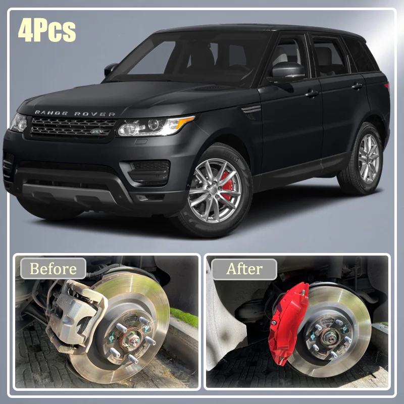 Copri pinza gialla di lusso Copri freno adatto per Land Rover Defender, Discovery, Range Rove Sport