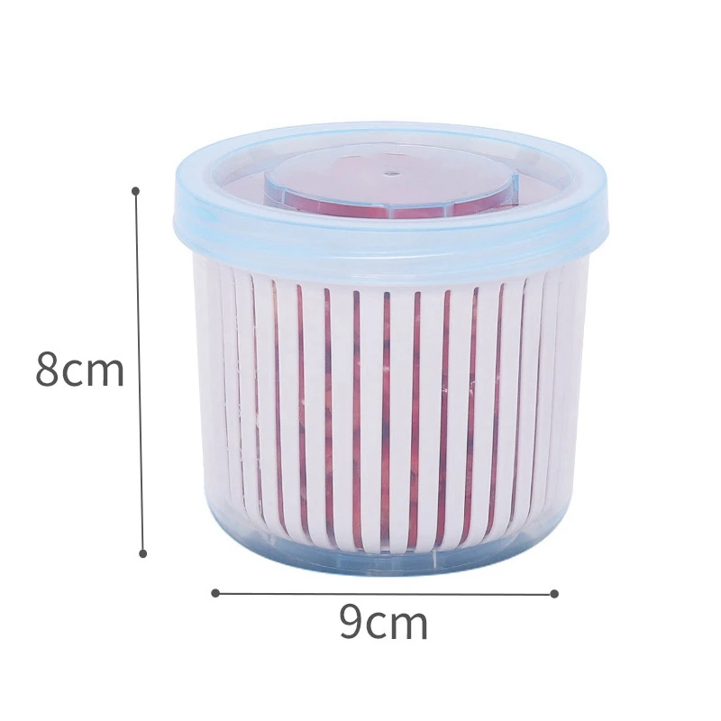 3 Pcs Drain Fresh Box Can Be Spliced And Drained Fresh-Keeping Box, Convenient To Store In The Refrigerator Drain Box