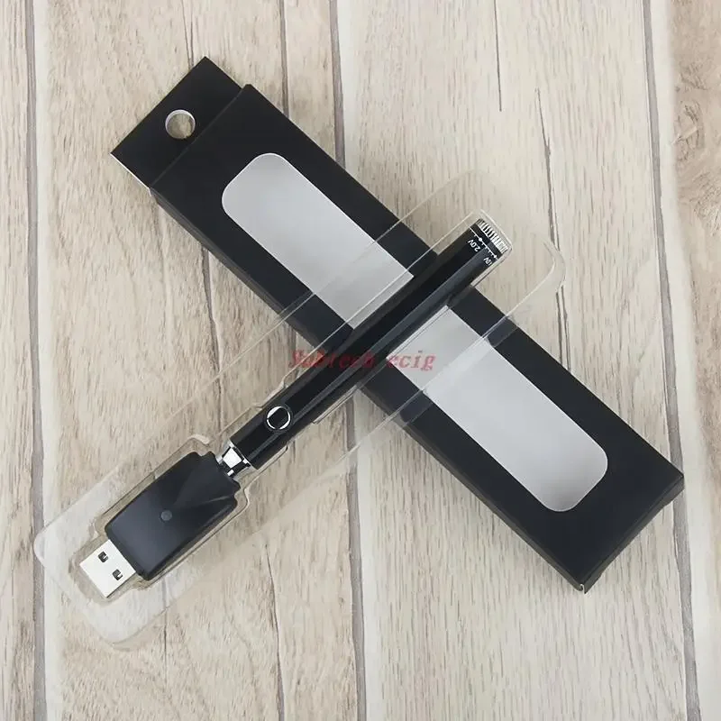 10 قطعة 510 الموضوع سخن VV بطاريات سليم القلم 400mah 2.0 فولت-4.0 فولت ضبط الجهد البطارية ل Vape خراطيش الكوكيز TH205 عربة