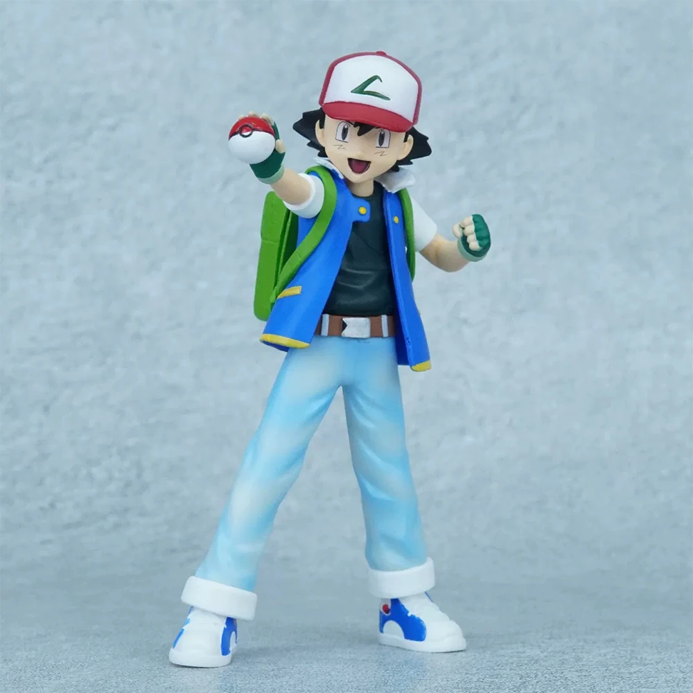 13.5 سنتيمتر أنيمي البوكيمون الرماد كيتشوم الشكل الرسوم المتحركة لطيف نموذج اللعب الهدايا جمع الديكور الحلي الفني بولي كلوريد الفينيل الرماد كيتشوم #4