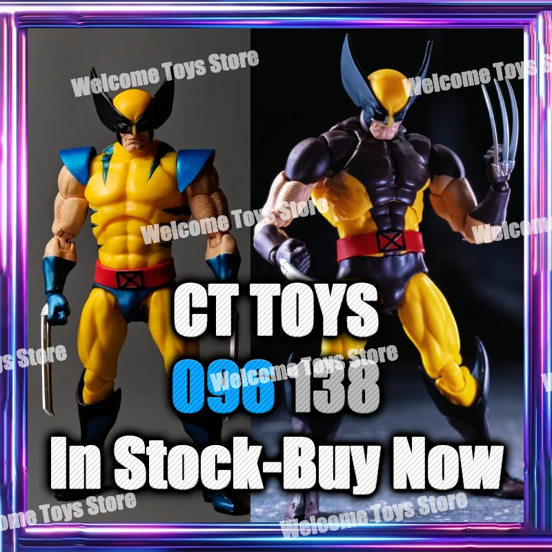 En Stock: Figura de Acción Wolverine Marrón Mafex 138, Figura Azul 096, Versión Cómic X-Men, Anime, Regalos Personalizados