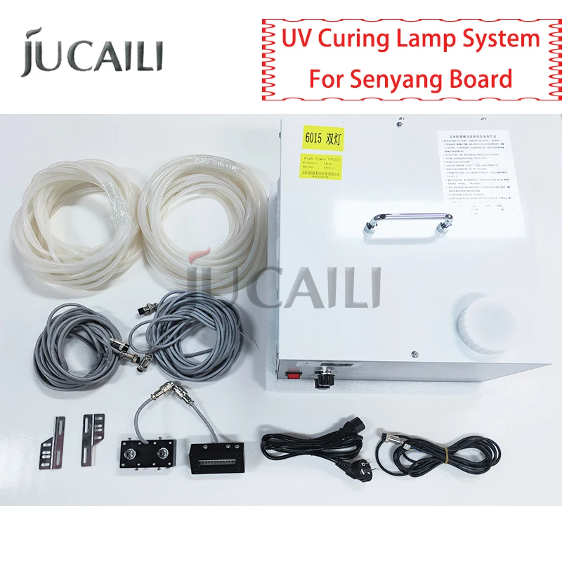 

Jucaili One Set UV Curing Lamp System With Water Cooling Tank for Senyang XP600/DX5/DX7 Head Board for UV Printer Curing Light