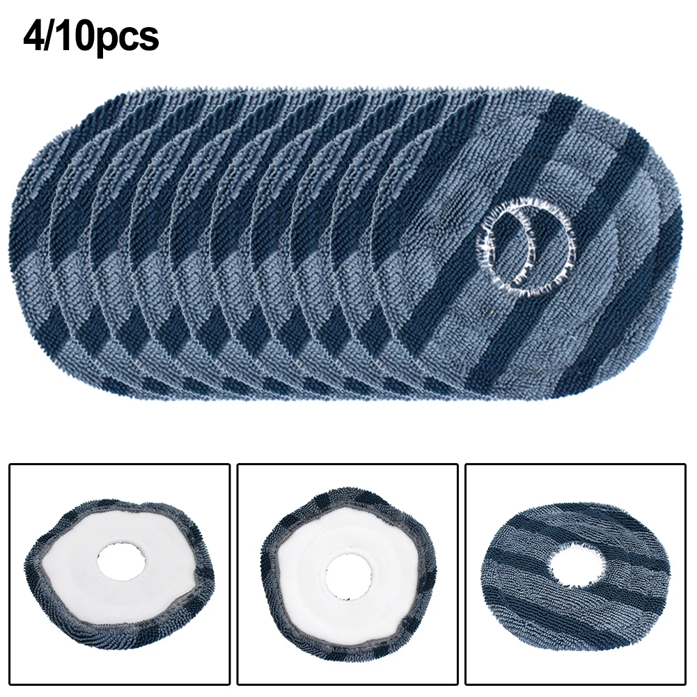 4/10pcs Replacement Spare Parts Mop Cloths X10 PRO Robot Vacuum Cleaner Parts Household Supplies Cleaning Tool Parts