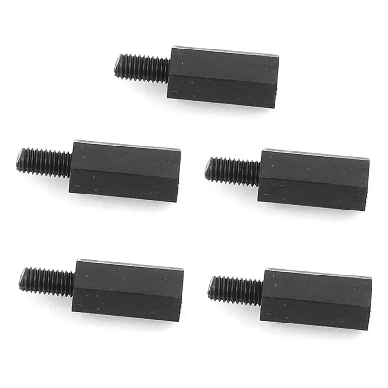 A69e1000pcs M3 12Mm+6Mm Nylon Spacer Hex Stand-Off Pillar For Motherboard