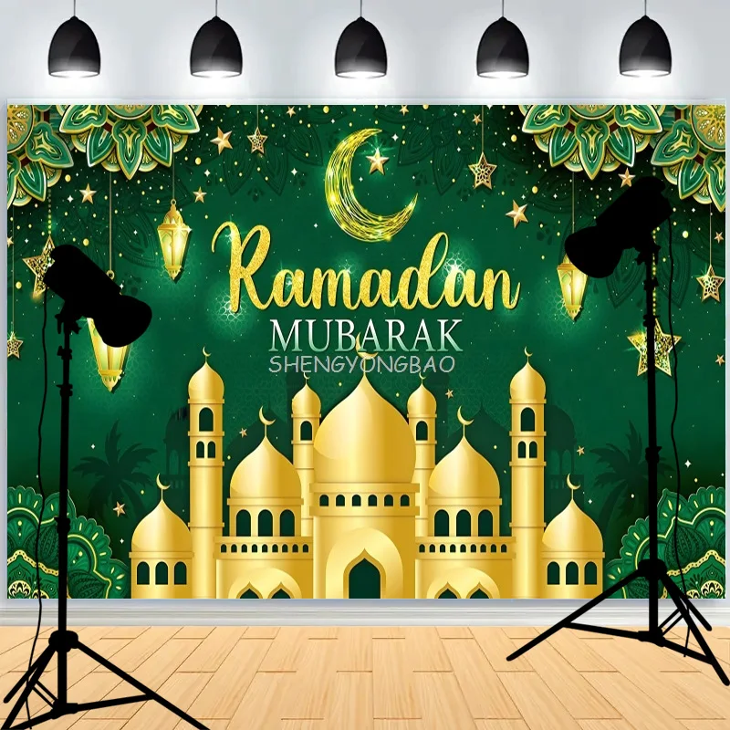 Geometric Patterns Arabesque Arched Door Dome Photography Background Lslamic Architecture Palace Studio Backdrops BT-05
