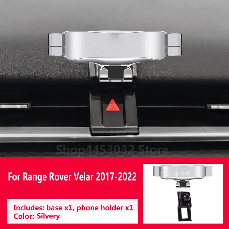 Car Phone Holder For Land Rover Range Rover Velar 2017-2022 Gravity Navigation Special Bracket Rotatable Support Accessories