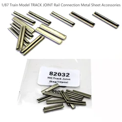 HO Scale 1/87 Train Model TRACK JOINT Rail Connection Metal Sheet Accessories 82032