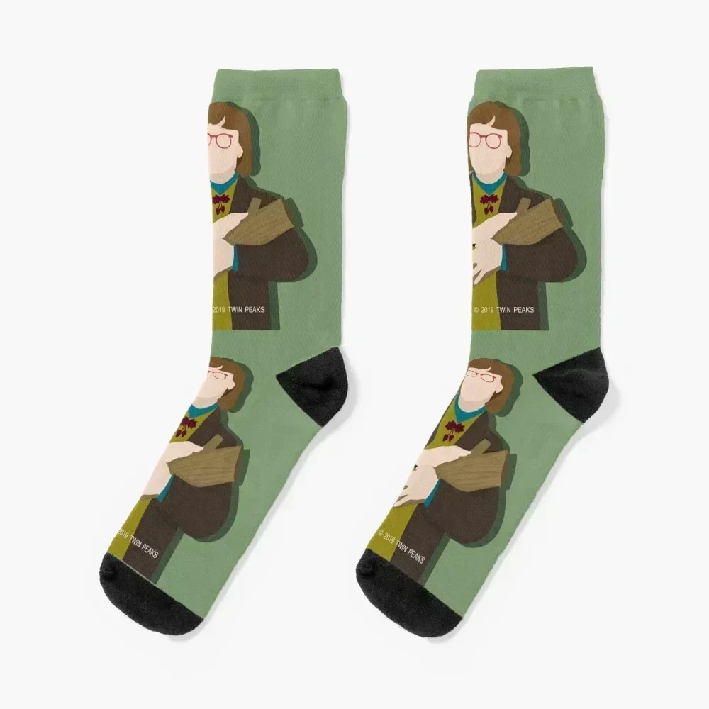 

Twin Peaks - Log Lady Socks gift gym snow moving stockings Socks For Man Women's