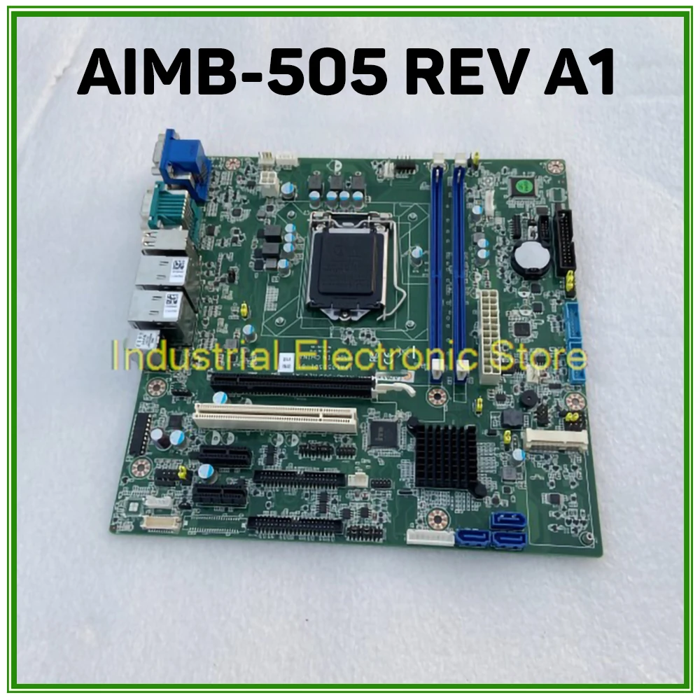 For Advantech Industrial Control Motherboard Dual Ethernet Ports Support 6/7th CPU 10 Serial Ports AIMB-505 AIMB-505G2-00A1E