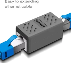 Ethernet Cable Extender,RJ45 cat 5 cat 6 cat6a Coupler, Extender Connector - Ethernet Coupler Female to Female