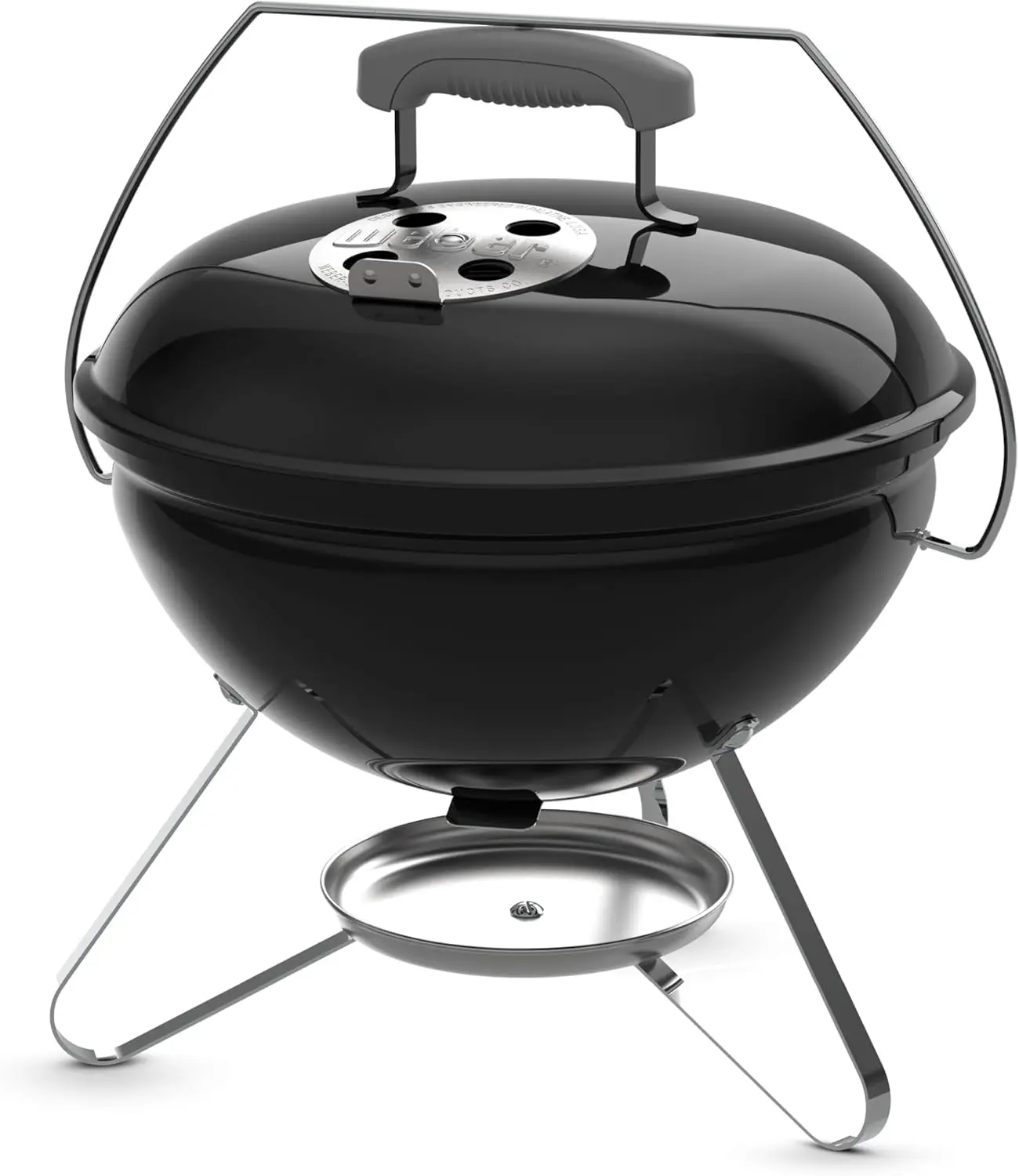 

14" Charcoal Grill – Portable Compact Charcoal BBQ Kettle with Tuck‑N‑Carry® Lid Lock & Durable Porcelain‑Ename