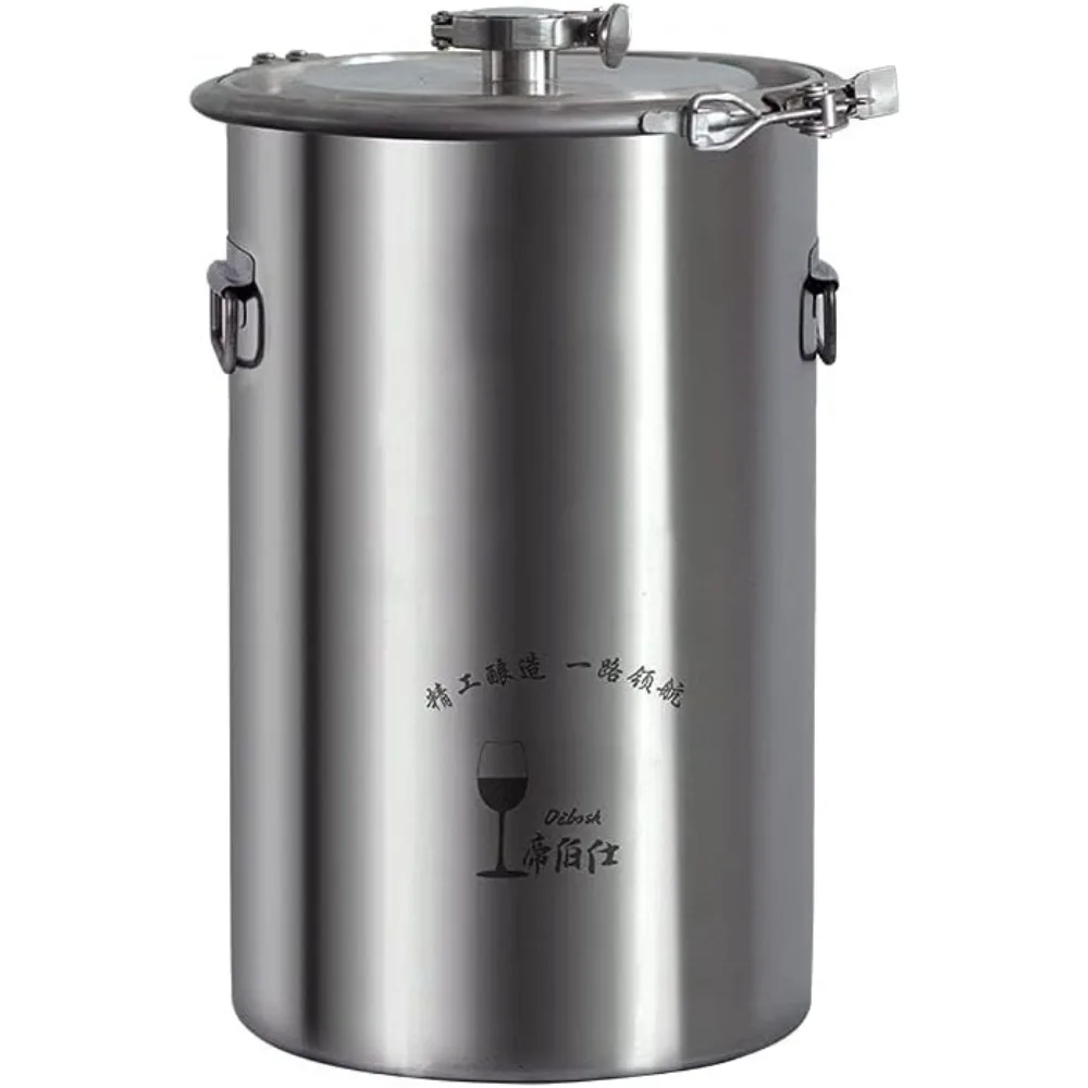 60L 304/316 New stainless steel fermentation barrel wine barrel fermenter self-brewed wine sealed barrel wine making equipment