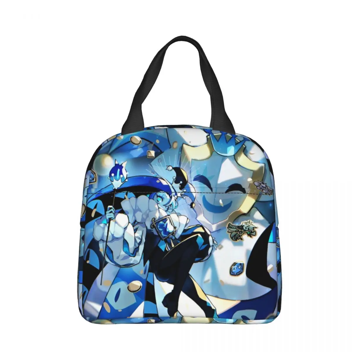 

Shadow Milk Cookie Run Kingdom Изолированная сумка для обеда Сумка-холодильник Многоразовая большая коробка для завтрака с героями мультфильмов аниме Сумки для еды на открытом воздухе