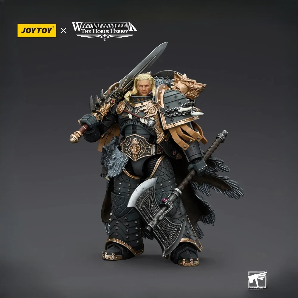 YTOY-Figurines d'action Warhammer, The Horus Heresy Space Wolves, Leman Russ, Primars of The Vith Legion Figurine Toys, Chaîne 1/18, 40k