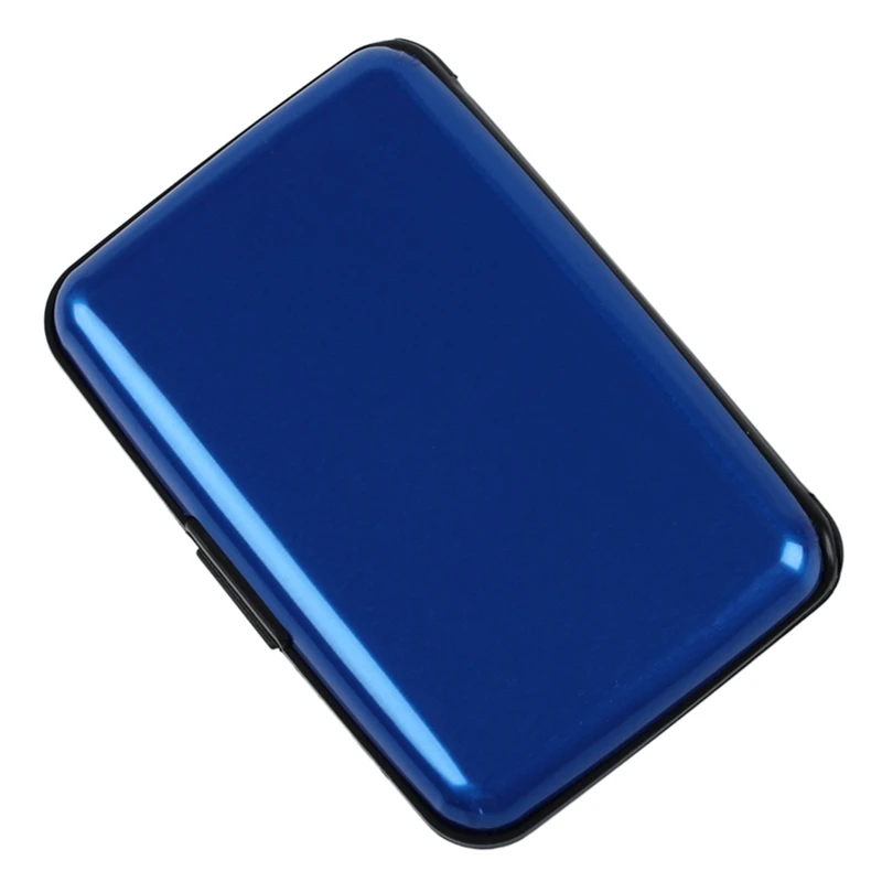 4X Waterproof Business Id Credit Card Wallet Holder Aluminum Metal Case Box (Random Color)