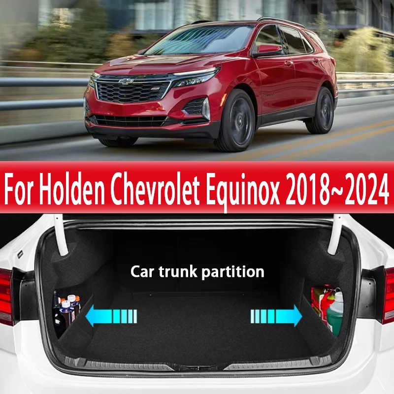 

Для Holden Chevrolet Equinox 2018 ~ 2024 MK3 автомобильная утолщенная перегородка для хранения багажника, многофункциональный ящик для хранения, автоаксессуары