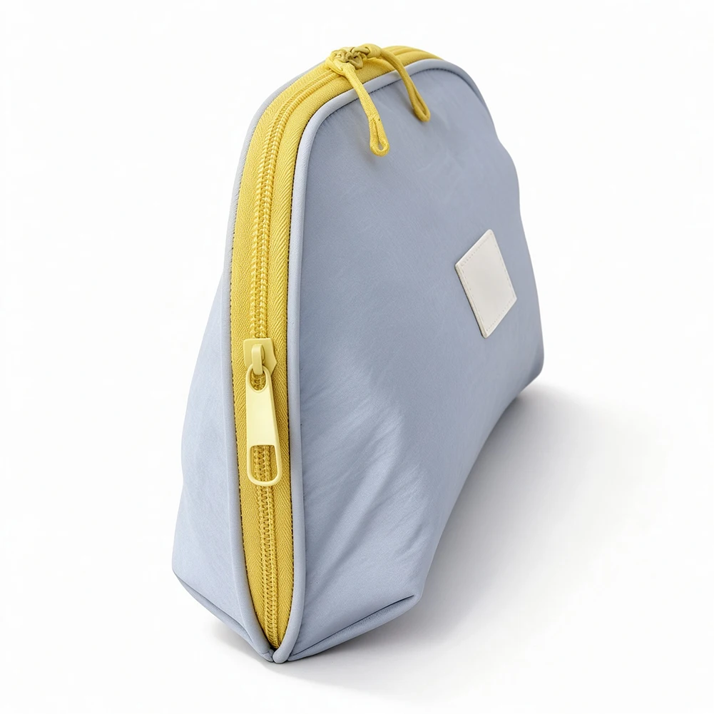 Underwear Travel Organizer Waterproof Bag with Full and Multiple Compartments 27 cm x 11 cm x 17 cm Gray Yellow