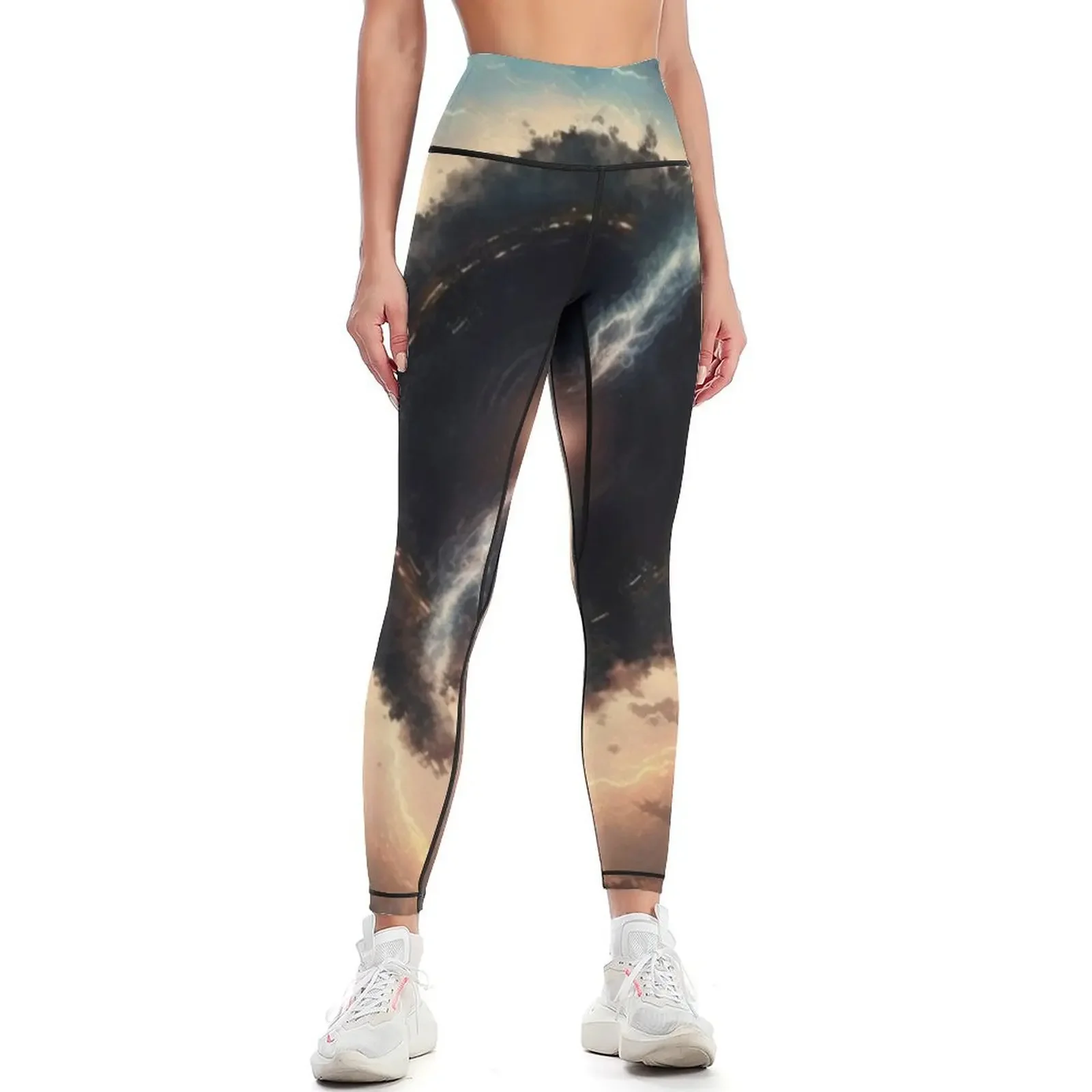 

Леггинсы с черной дыркой и молниями, спортивная одежда для женщин, тренажерный зал, 2025 г., спортивные брюки для спортзала, спортивные женские леггинсы с высокой талией