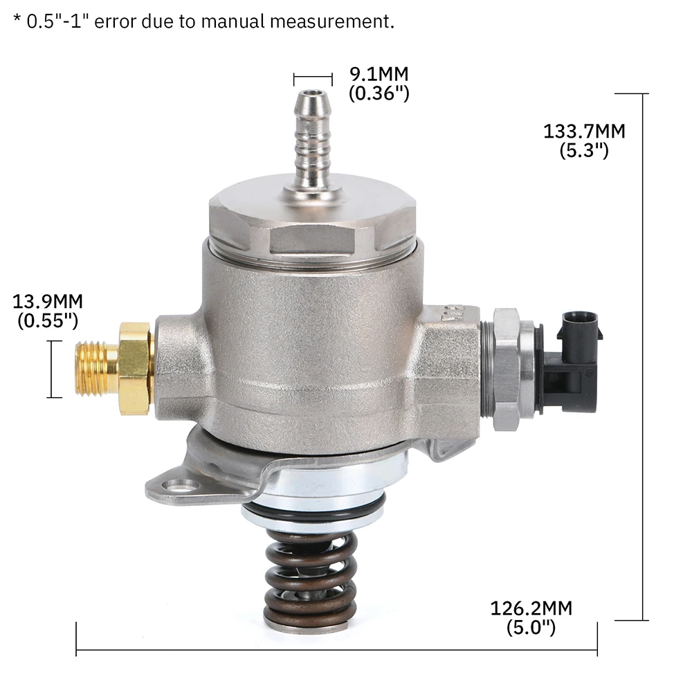 High Pressure Fuel Pump 06J127025J For Golf Passat Tiguan AUDI A4 A5 A6 Q5 TT L4 2.0TFSI Auto Parts Replace 06J127025G/F/E/C/D