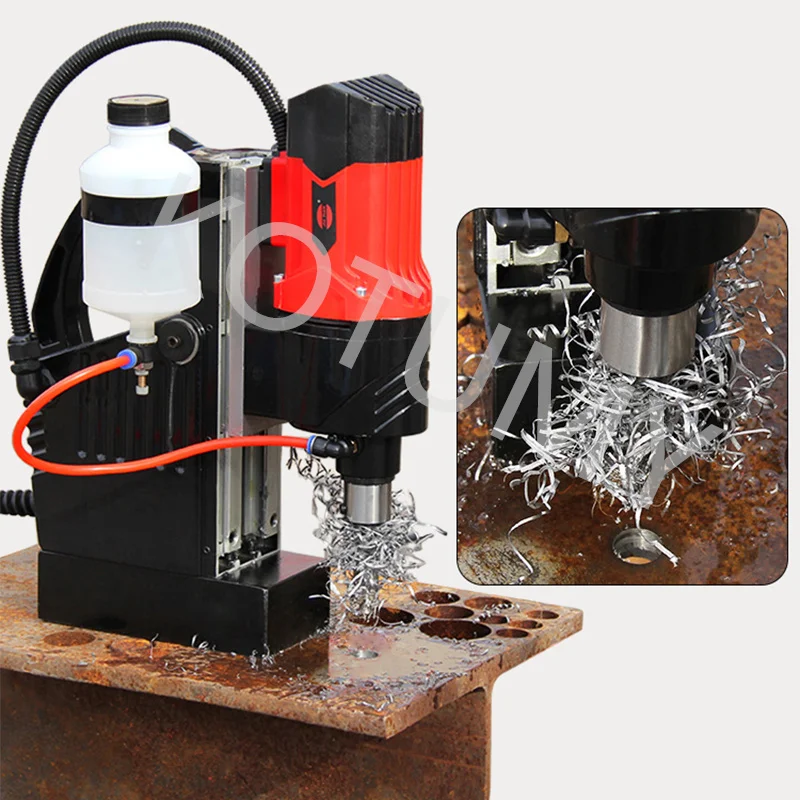 Magnetic Drill Press Electric Bench Drilling Rig Machine Multifunctional Magnetic Drill for Shipbuilding Steel Plate