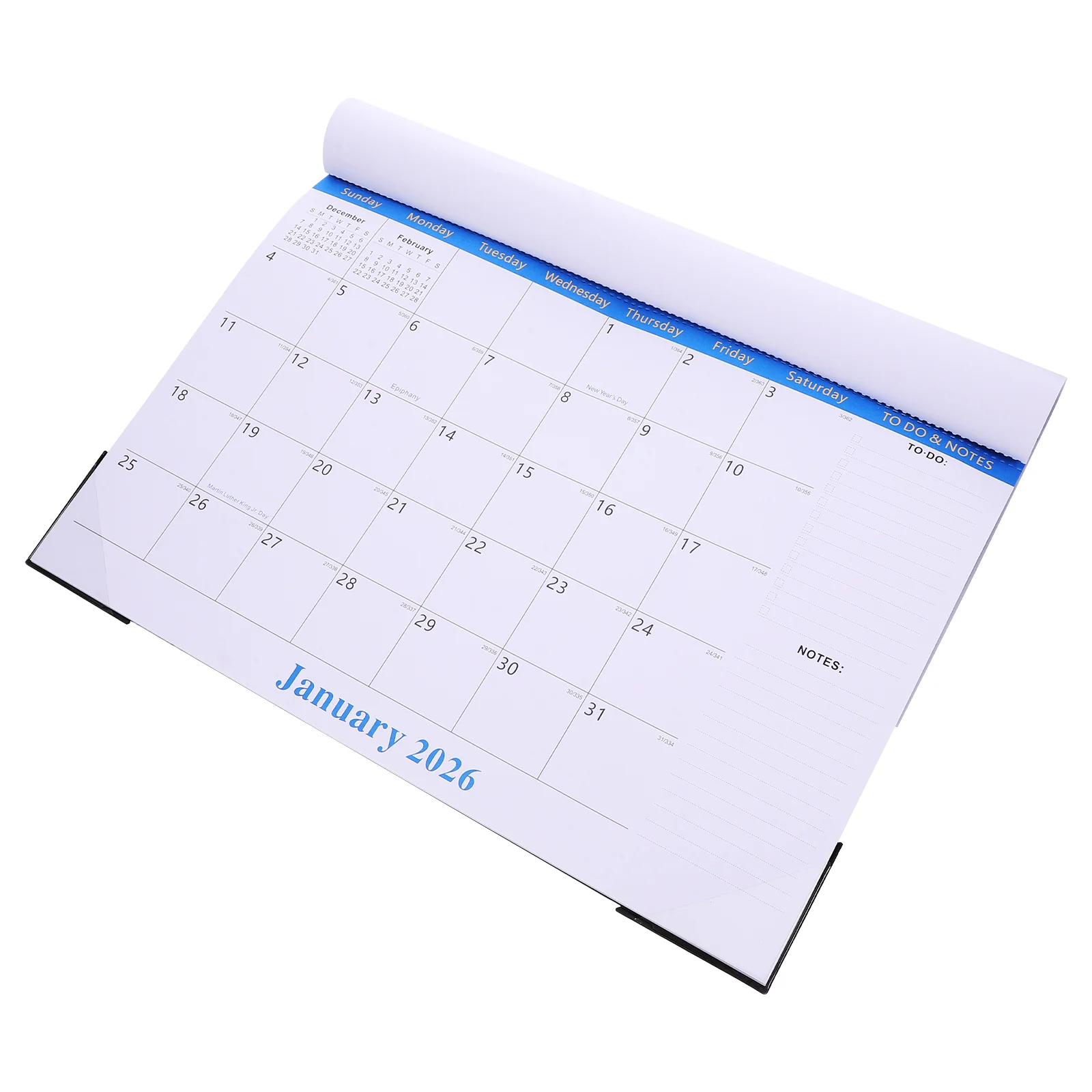 2025 Wall Calendar 2025-2026 Daily Use Monthly Office Whiteboard Household Noting Room English Hanging Corner Guard