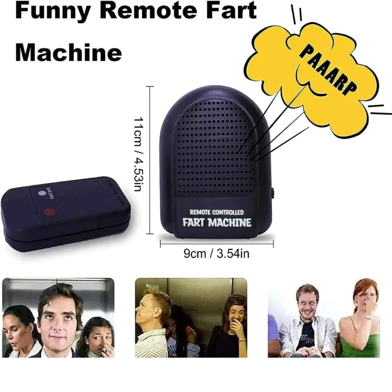 Portable Fart Noise Maker Fart Sound Machine Remote Controlled Fart Machine Perfect Gadget for Pranks and Laughter Dropship