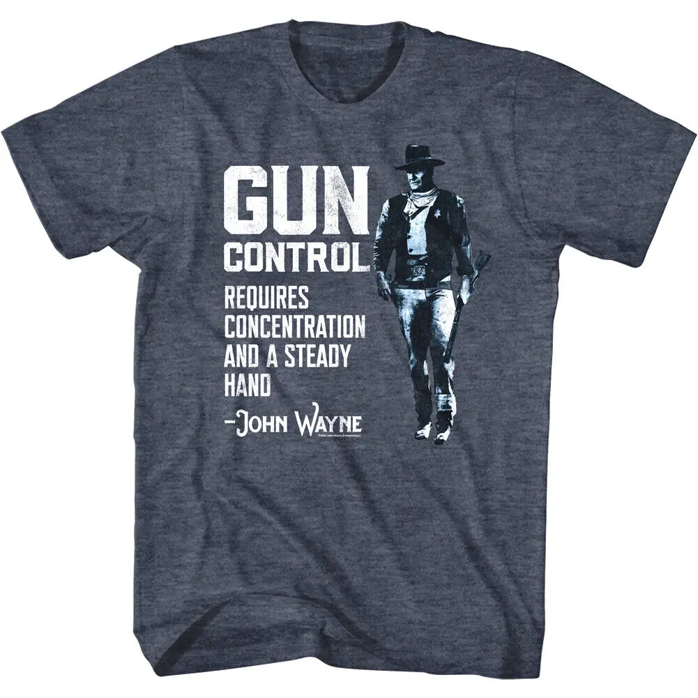 Gun Control Men's T Shirt Requires Concentration Steady Hand