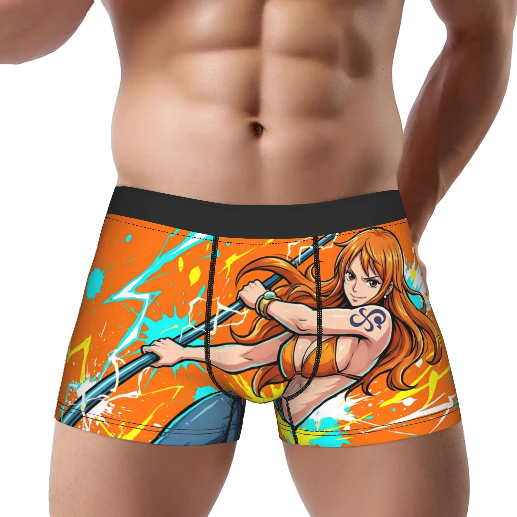 

Мужские трусы-боксеры One Piece для взрослых 18+, дышащие, вентилируемые, короткие шорты