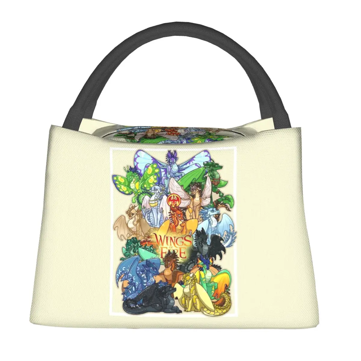 

Изолированная сумка для обеда Wing Of Fire All Dragon для женщин и детей, портативные контейнеры для еды, термосумка для обеда