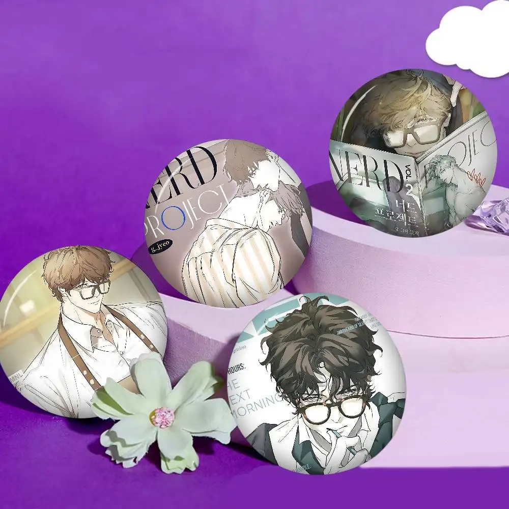 Nerd Project Bl Anime 58mm lindo serie Pins insignia divertida interesantes broches de animales de dibujos animados mochila ropa accesorio de regalo