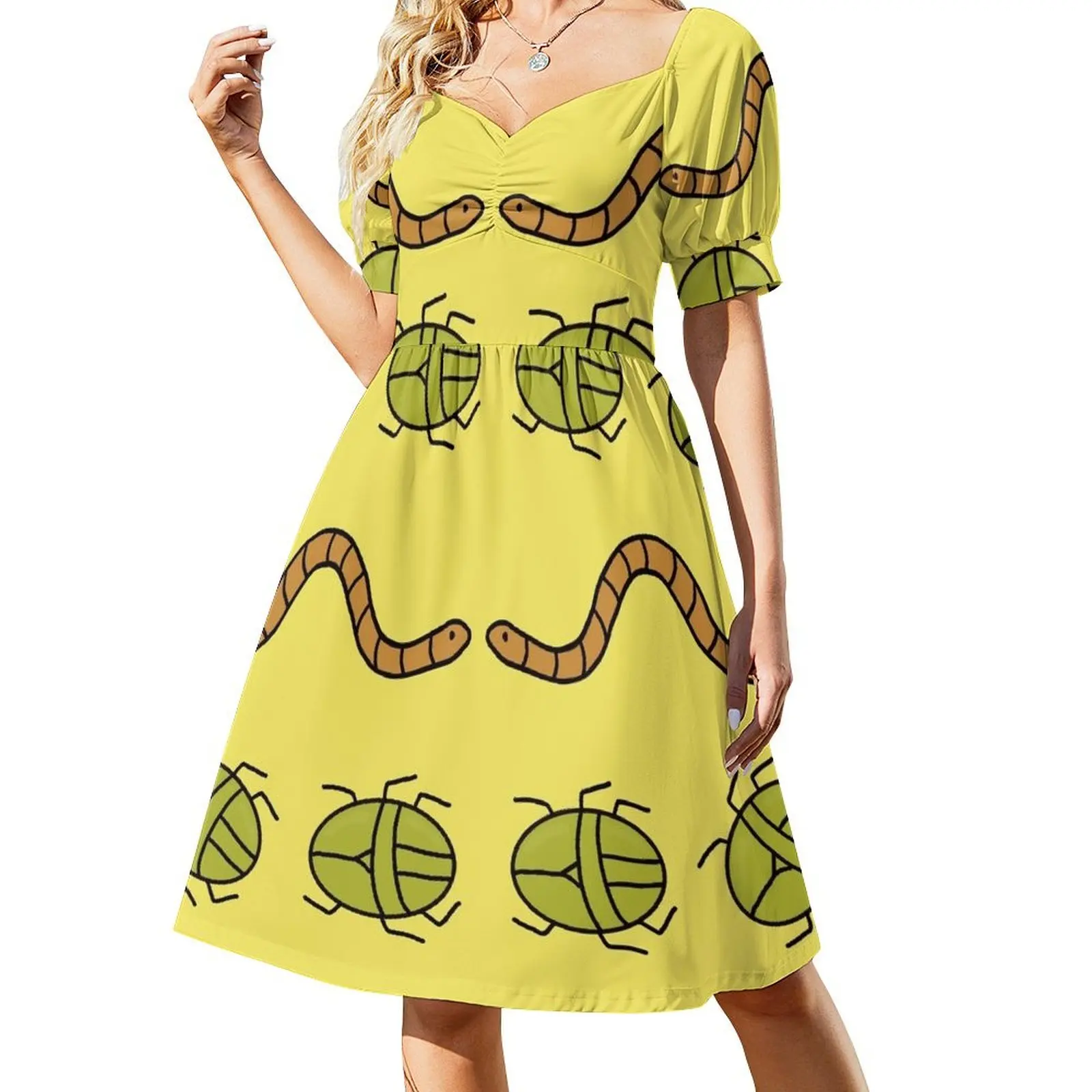 

Miss Frizzle Meet the Rot Squad Magic School Bus Short Sleeved Dress Dress for girls elegant guest wedding dress