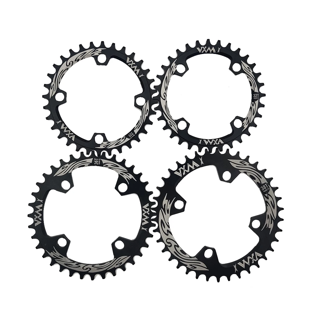 VXM Chainring 96BCD Round for Alivio  32t 34t 36t 38t Tooth Single Tooth Plate MTB Mountain Bike 96 BCD M4000 M4050