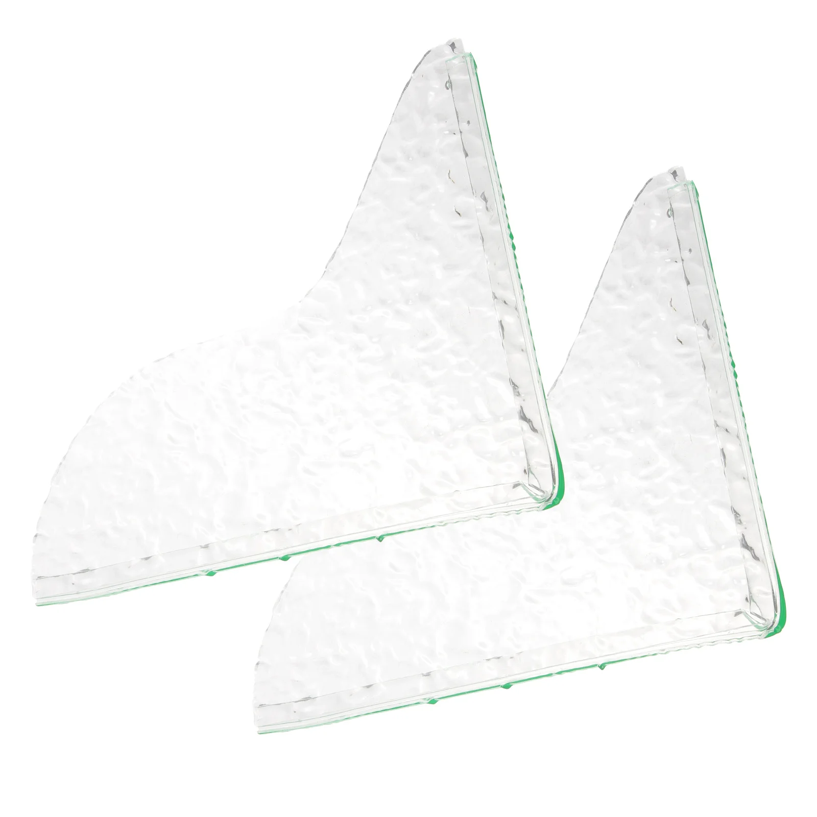 2Pcs Shower Splash Guard for Walk in Shower Bathtub Water Barrier No Aging Deformation Easy Installation Bathroom