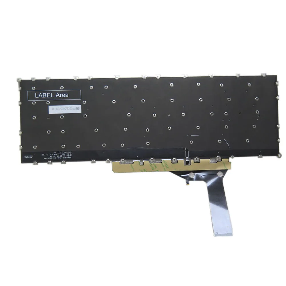 C=For Laptop  Backlit Prestige 16 AI Studio B1V Keyboard  MSI SG-B5721-XUA SNMB10B20 SG-B5701-XUA SNMB10B10 SNMB10B10 Black