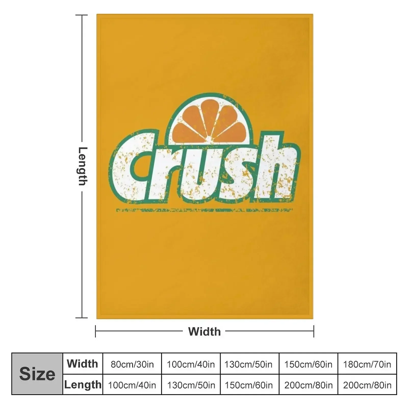 Crush Soda Throw Blanket couch cozy soft plush fuzzy picnic outdoor blanket