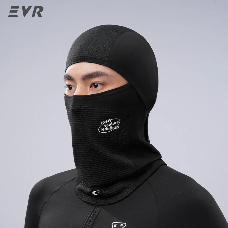 EVR Winter Wool Face Mask Neck Gaiter Windproof Warm Breathable Balaclava Men Women Skiing Cycling Motorcycle Bike Outdoor Gear