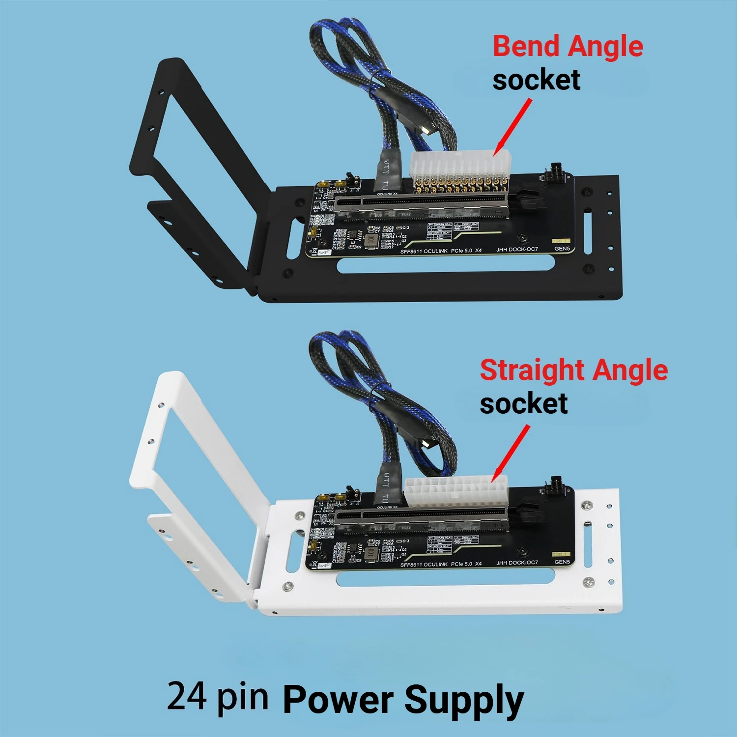 PCIe 5.0 x4 DOCK-OC7 128GB/s OCuLink Laptop External Graphics Card