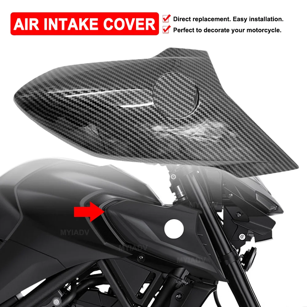 

Motorcyckle Air Intake Cover For YAMAHA MT03 MT-03 MT 03 2020 2021 2022 2023 2024 Left Right Side Panel Tank Fairing Accessories