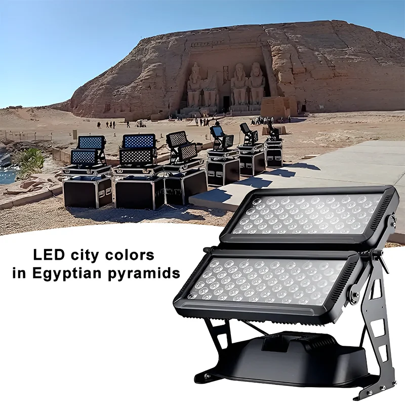 Grace 120 LEDs RGBW 4in1 مصابيح LED ملونة عالية الطاقة مقاومة للماء للمدينة