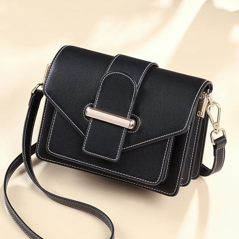 

Trendy Ins Women's Crossbody Bag Faionable Leather Single oulder Bag Versatile Daily Use Small Square Bag for Ladies