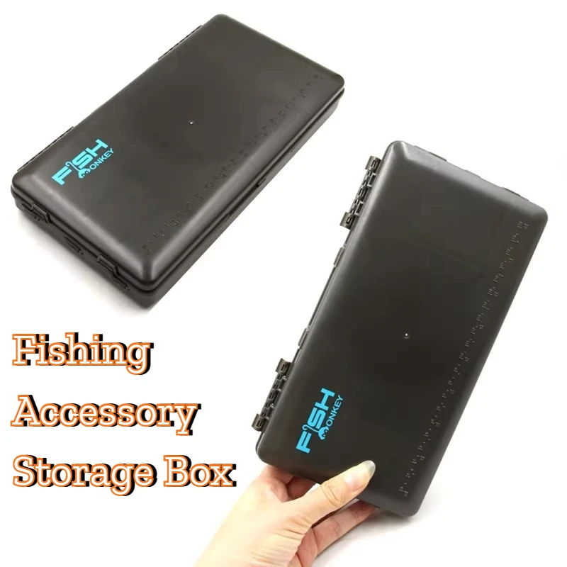 

Портативный ящик для хранения рыболовных принадлежностей, легкий, большой вместимости, с магнитной застежкой, для инструментов и снастей
