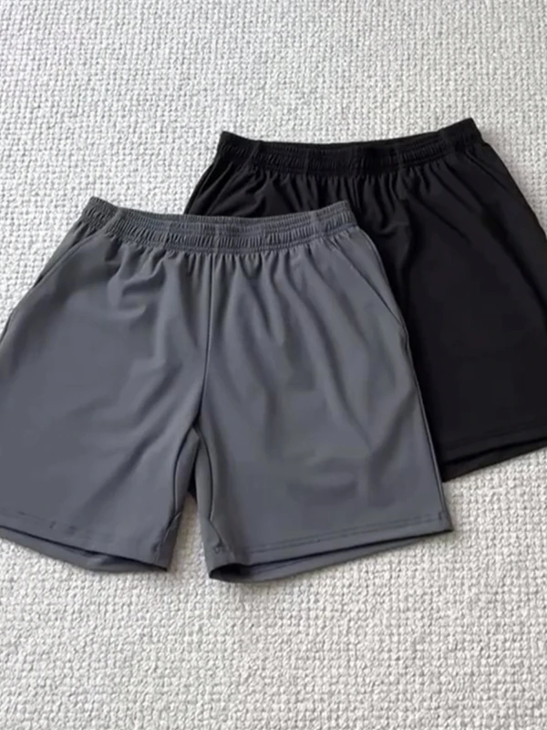 

Мужская спортивная футболка Deep Ice Silk Quick Dry для бега, летняя, американского кроя, три четверти длины, модная, тонкая...