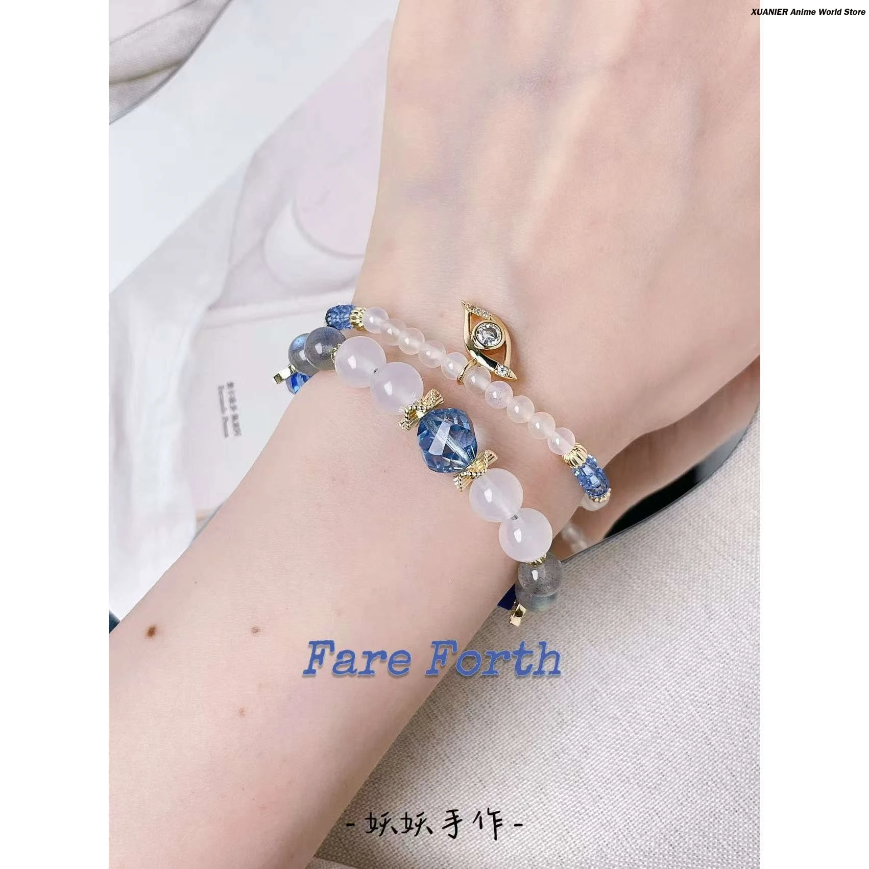 Anime Honkai：Star Rail Sunday Hand Chain Game Bracelets Jewelry Cosplay DIY Handmade Accessories Props - view 5