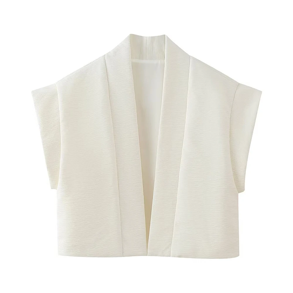 

Универсальный короткий хлопковый жилет без рукавов для женщин, модный модный жилет в европейском и американском стиле, топ для повседневной одежды