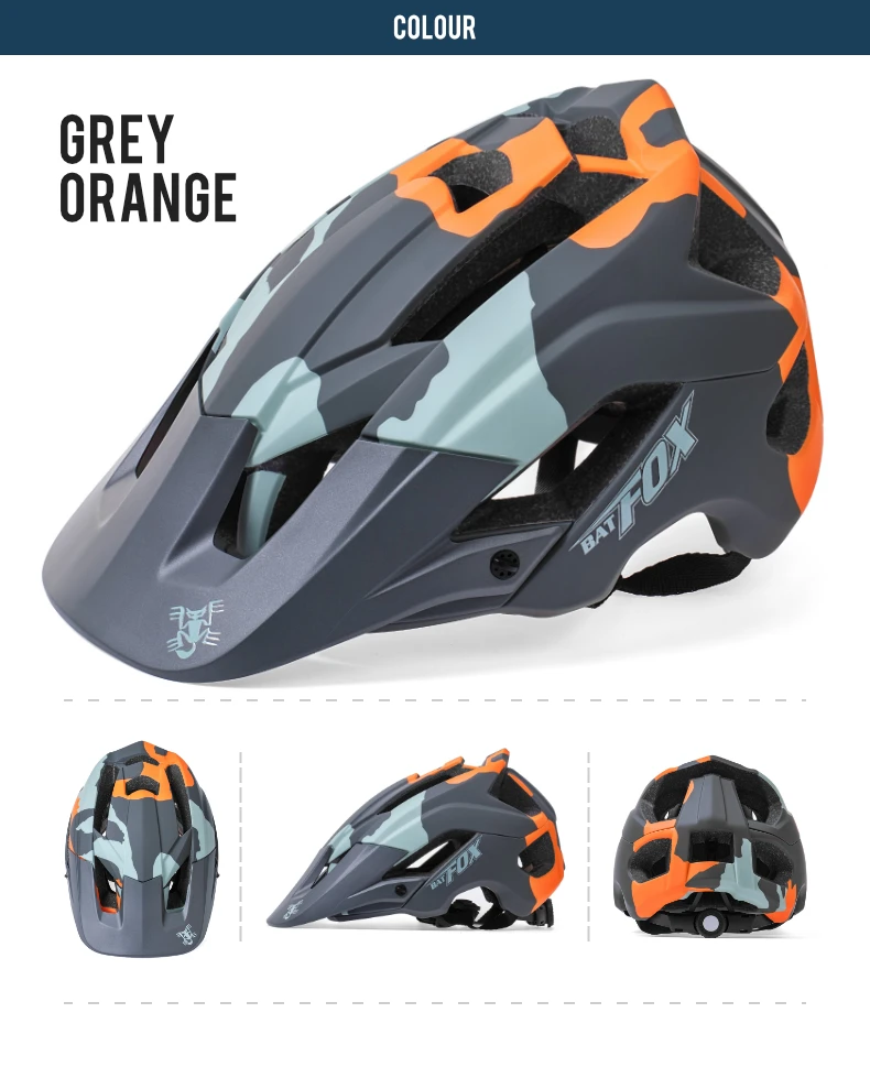 BATFOX Fahrradhelme, stoßfest, verstellbar, atmungsaktiv, für Rennrad, MTB, Fahrradhelm, für Herren und Damen, Casco Ciclismo, Sicherheits-Fahrradausrüstung – Detail 27