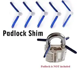 10pcs/Lot Padlock Shim Picks Set Lock Pick Accessories Set Tools Locksmith Tools Lock Home Garden Tools