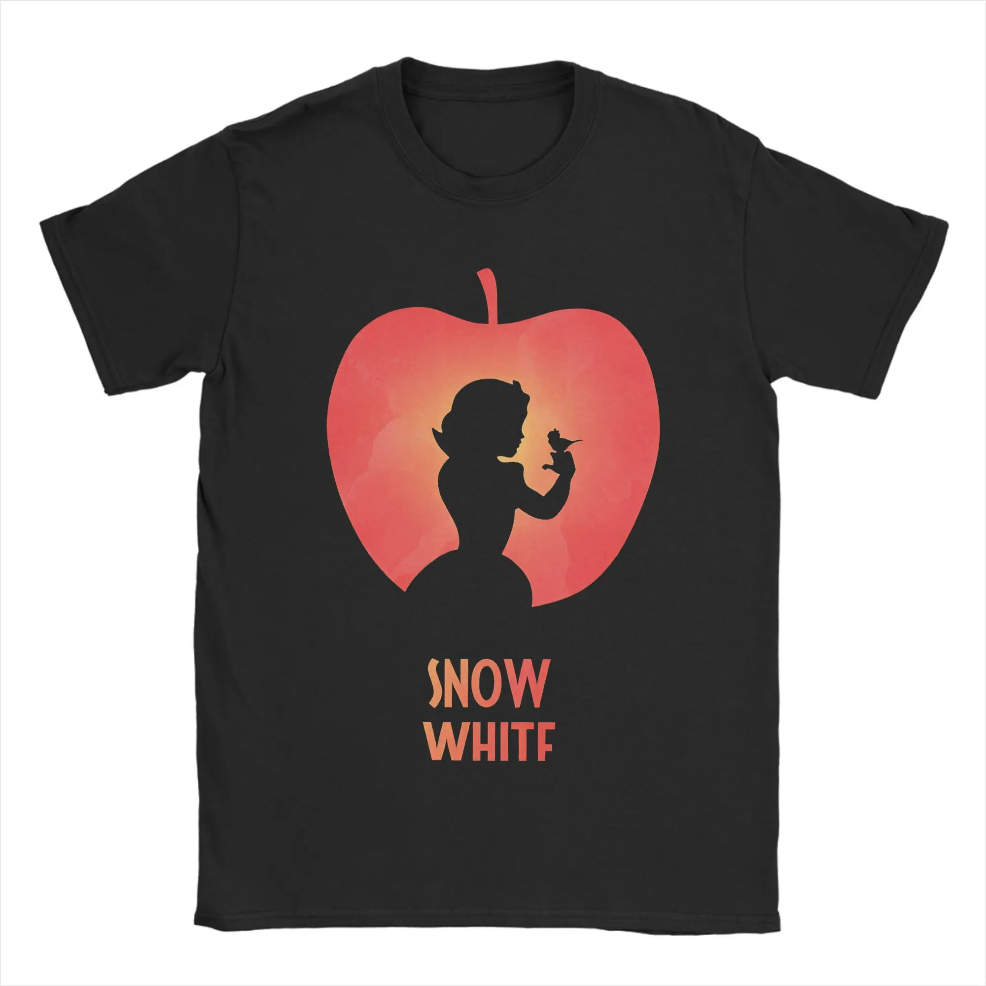 Camisetas Vintage de la película Blancanieves 2025, Camiseta de algodón 100% con cuello redondo para hombre, camisetas de manga corta con manzanas envenenadas, ropa estampada