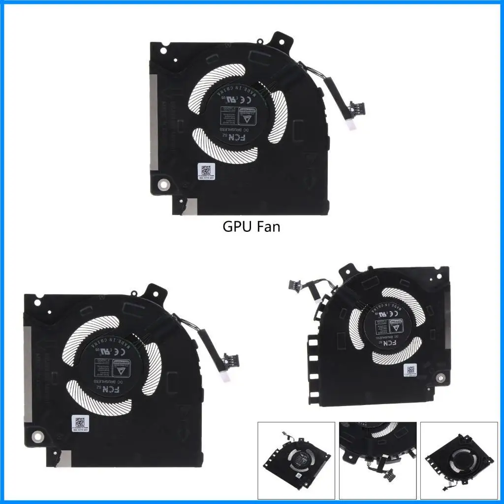 

Laptop CPU GPU Radiator DC5V 0.5A 4 pin 4-wires for Dell X15 Fans