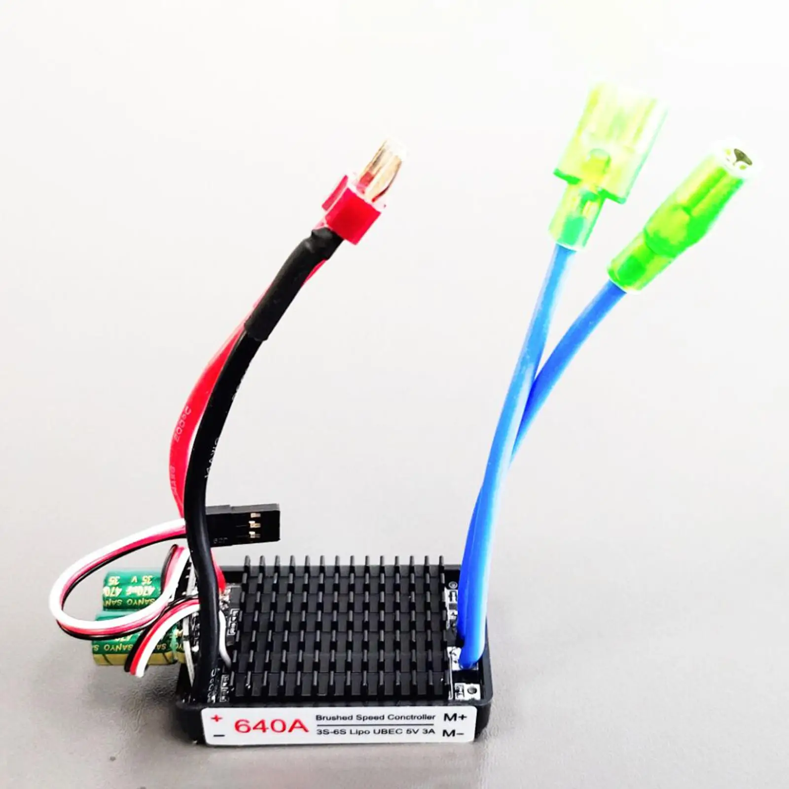 Waterproof Brushed Motor 640A ESC 12V-24V for RC Boats Replacement Parts